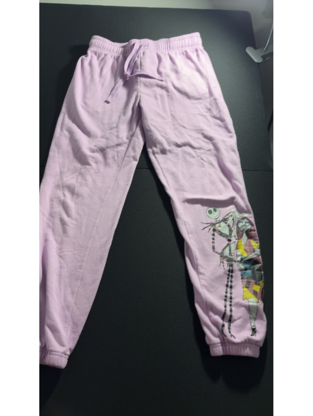 The Nightmare Before Christmas Jack & Sally Lavender Jogger Sweatpants